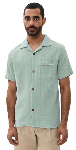 Rhythm Daytona Shirt Teal XL