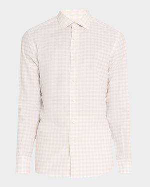 Men's Cotton Check Sport Shirt