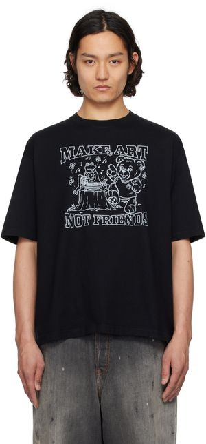 AMBUSH Black 'Make Art' T-shirt