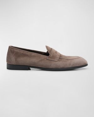 Men's York Suede Penny Loafers