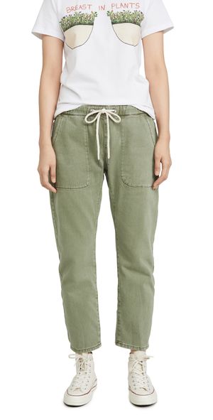 One Teaspoon Shabbies Drawstring Boyfriend Jeans Super Khaki XXS