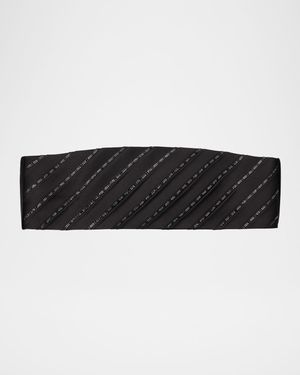 Men's Beaded Silk Cummerbund