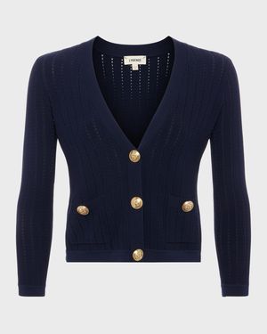 Irvin Pointelle Cardigan