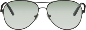 TOM FORD Black Polarized Clark Sunglasses