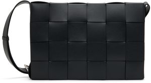 Bottega Veneta Black Maxi Cassette Bag