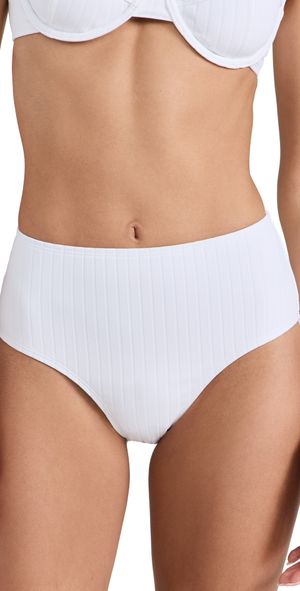Solid & Striped The Lilo Bikini Bottoms Marshmallow L