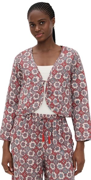 Natalie Martin Collection Reversible Saskia Jacket Spanish Tile Combo XS