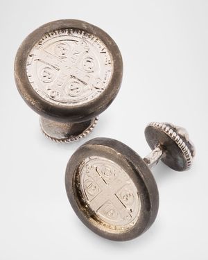 Men's Romero Cufflinks in Sterling Silver