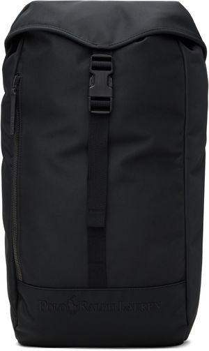 Polo Ralph Lauren Black Tonal Logo Backpack