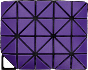 BAO BAO ISSEY MIYAKE Purple Flipper Wallet