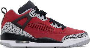 Nike Jordan Red & Gray Jordan Spizike Low Sneakers