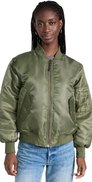 ANINE BING Leon Bomber Jacket Army Green L
