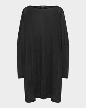 Slim Sleeve Slash Neck Kaftan Sweater (Long Plus Length)