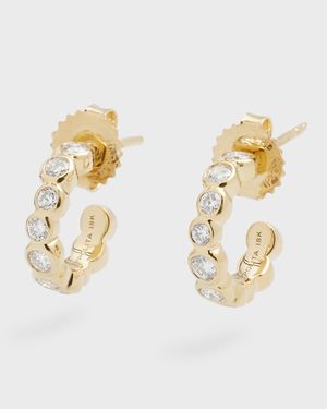 Stardust Starlet 18K Gold Tiny Hoops