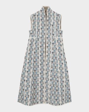 Veneziano Silk Long Vest