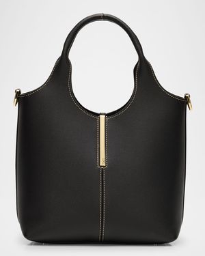 Mini Leather Tote Shopping Bag