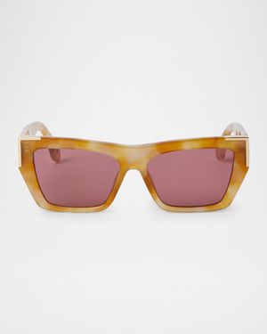 Hollywood Cat-Eye Acetate Sunglasses