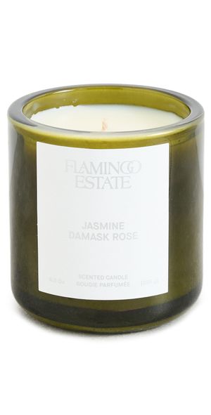 Flamingo Estate Night Blooming Jasmine and Rose Candle Green One Size