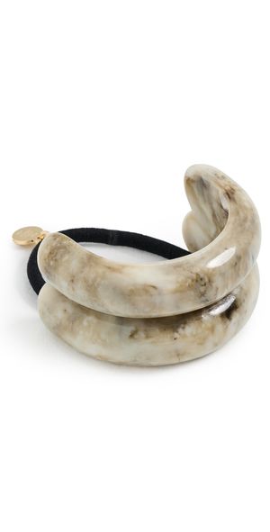LELET NY Marble Double Arch Pony Cuff Light Horn One Size