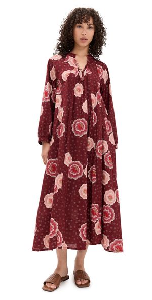 Natalie Martin Collection Fiore Maxi Dress Poppy Cherry XS