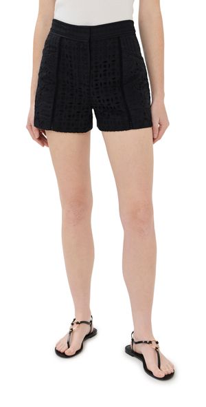 Veronica Beard Fabian Shorts Black 4