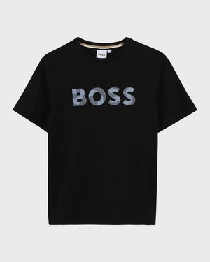 Boy's Classic Logo-Print T-Shirt, Size 6-12