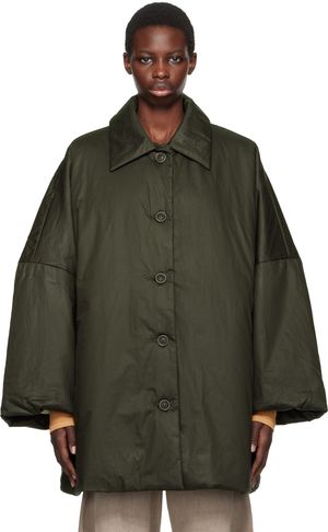 CASEY CASEY Khaki Triangle Coat