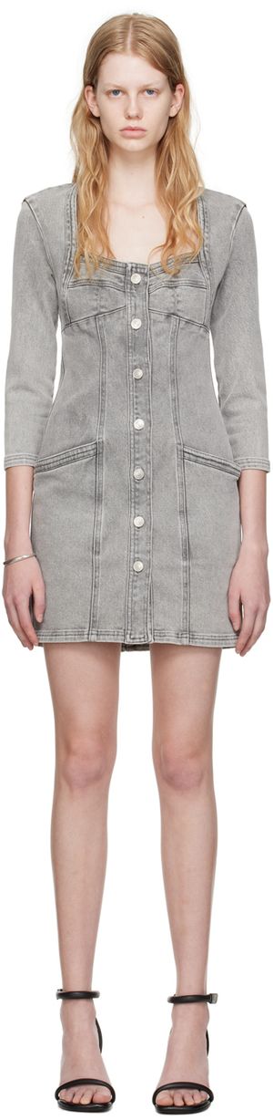 Isabel Marant Gray Vona Minidress