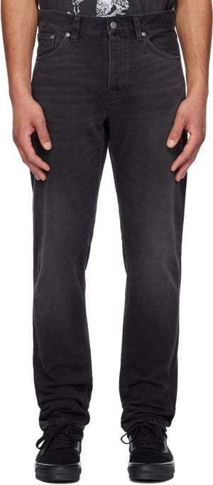 Nudie Jeans Black Steady Eddie II Jeans