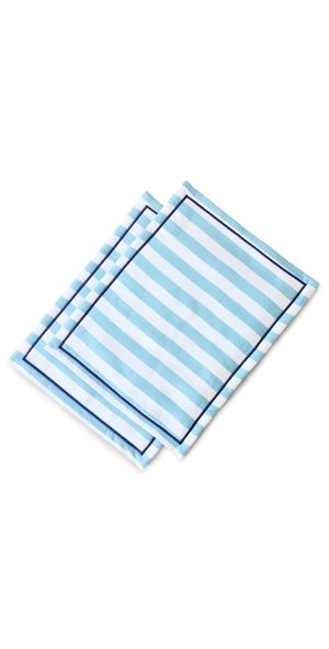 La DoubleJ Placemat Set of 2 Blue One Size