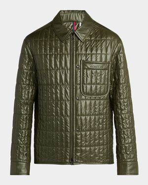 Men's Poiliot Quilted Down Shirt Jacket