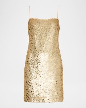 Colette Dotted Sequin Mini Dress