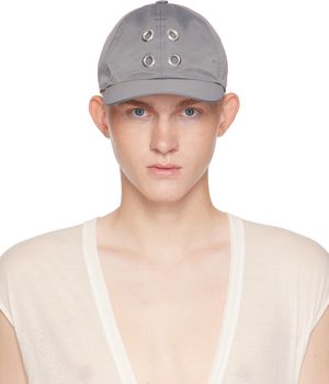 Rick Owens DRKSHDW Casquette de baseball grise - Porterville