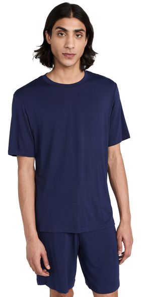 Eberjey Henry Modal Short PJ Set True Navy M