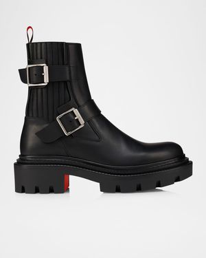 Oxybootie Leather Moto Boots