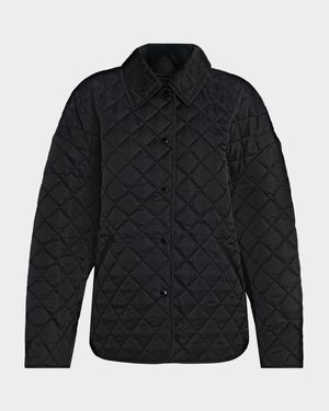 Collared Quilted Jacket