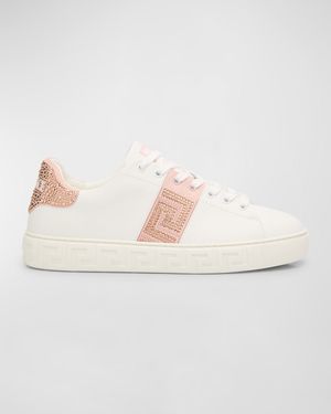 La Greca Embellished Low-Top Sneakers