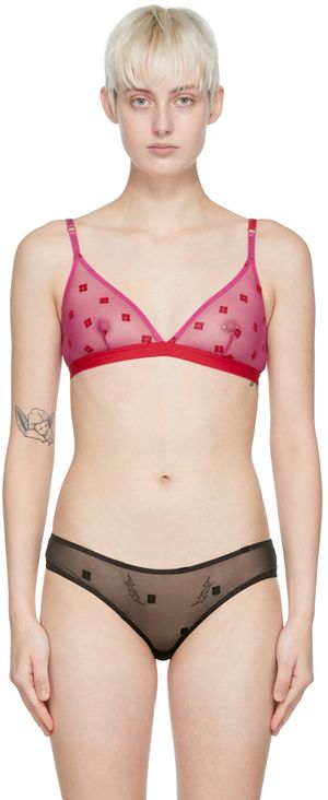 Givenchy Pink Nylon Bra