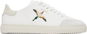 Axel Arigato White & Beige Clean 90 B Bird Sneakers
