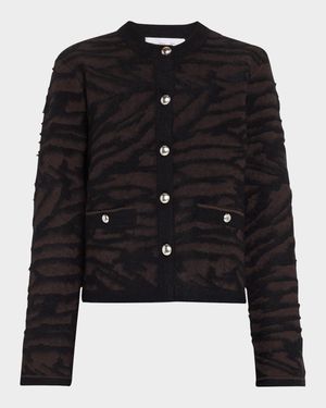 Josephine Brushed Knit Jacket