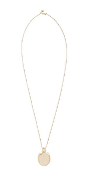 Sophie Blake Double Sided Rumor Pendant Necklace Gold/Pearl/Onyx One Size