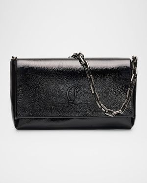 Loubi54 Large Flap Shoulder Bag in Naplak Leather