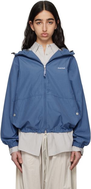 Snow Peak Blue Light Mountain Cloth Zip Up Jacket