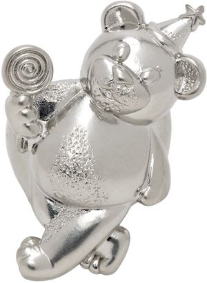 MM6 Maison Margiela Silver Party Bear Ring