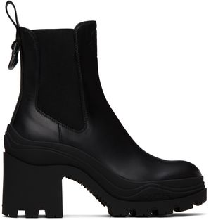 Moncler Black Envile Ankle Boots