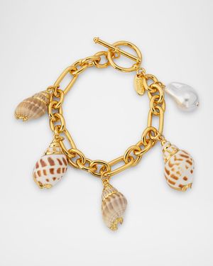 Multi-Shell Charm Bracelet