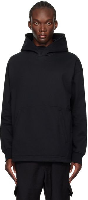 Y-3 Pull à capuche décontracté noir