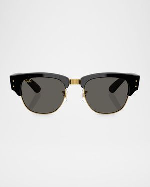 Men's RB0316S Mega Clubmaster A$AP ROCKY Blacked Out Collection Square Sunglasses