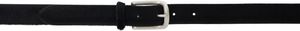 Anderson's Black Skinny Calf-Hair Belt