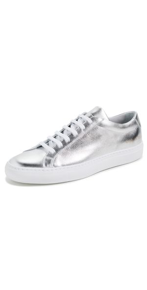 Common Projects Achillies Skinny Sneakers Silver 41